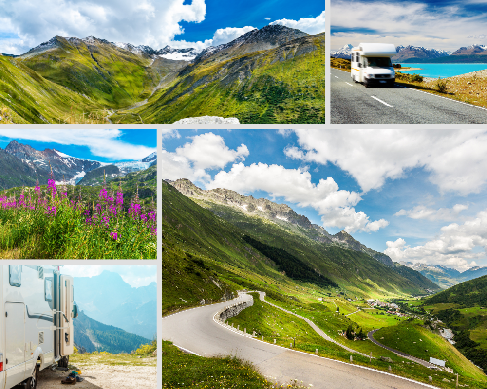 Wohnmobil in die Schweizer Alpen